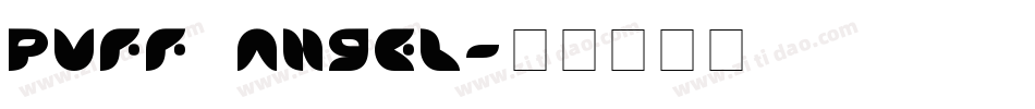Puff Angel字体转换